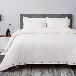 Amazon.com: Bedsure 100% Washed Cotton Duvet Cover Sets Queen Full .
