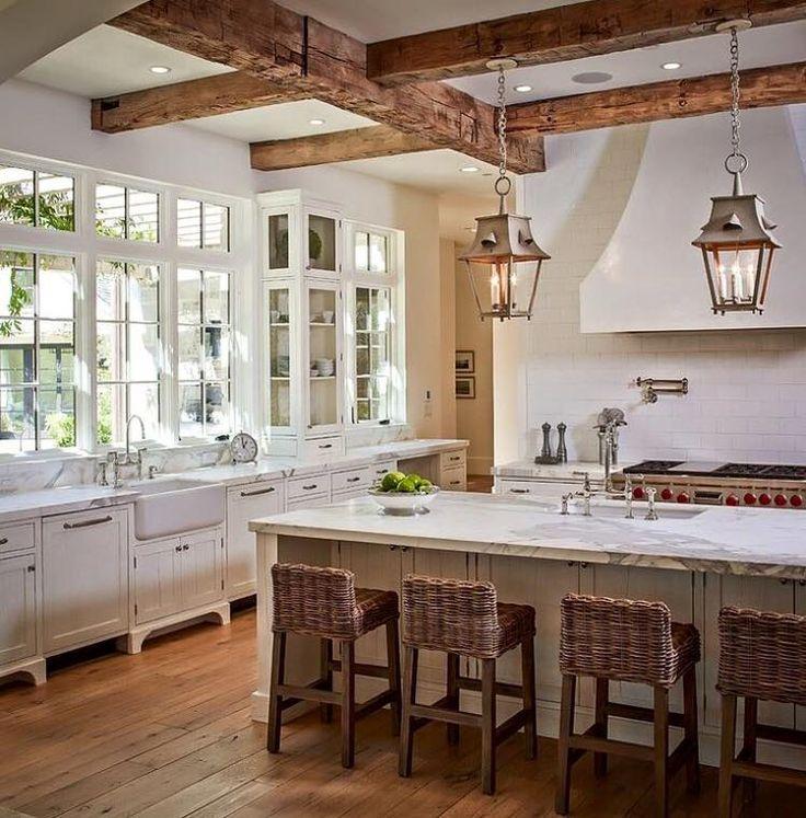 Comfortable seating options ensure everyone feels at home in your farmhouse kitchen