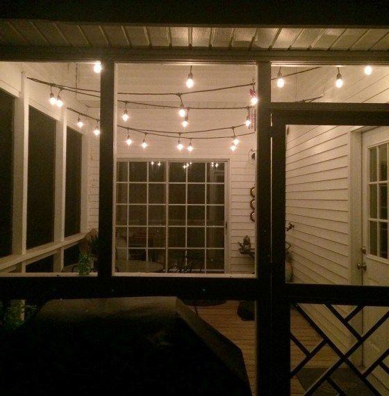 Incorporate string lights‌ to⁣ create a magical ambiance on your screened porch