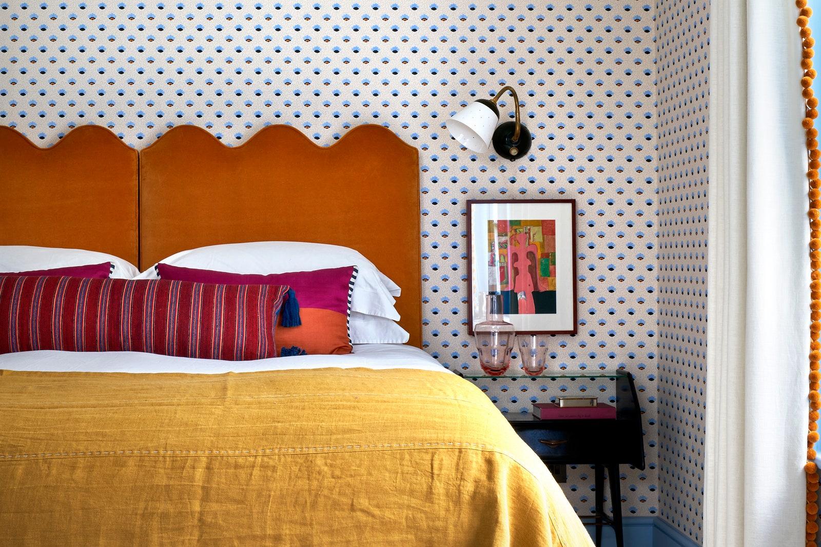 Bedroom Trend: Bold patterns create energetic and lively spaces