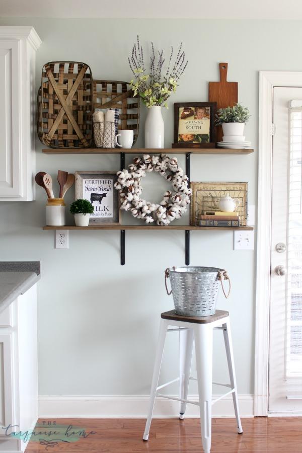 Farmhouse-inspired decor items bring warmth and personality to your Farmhouse Kitchen