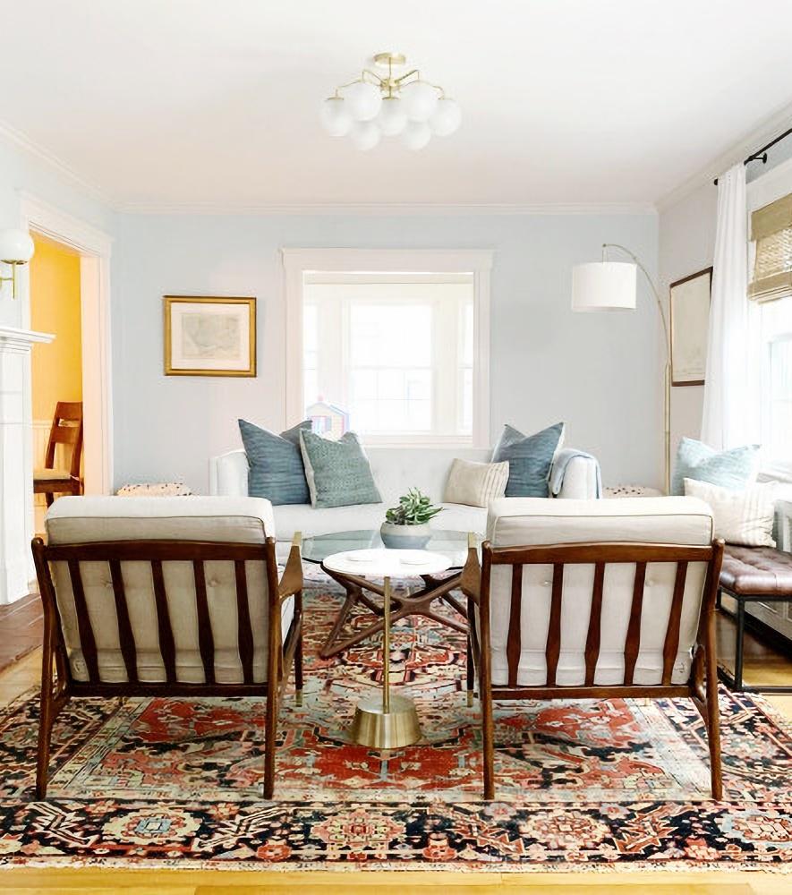 Choose a statement rug that ties the decor together in‍ your eclectic living room