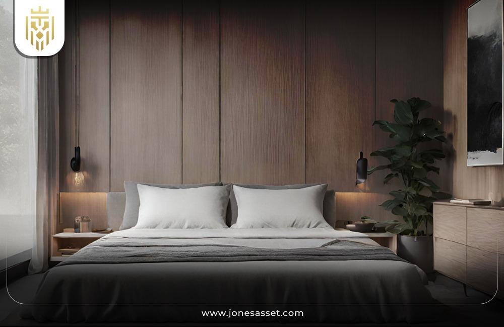 Personalize with meaningful​ artwork in your minimalist bedroom