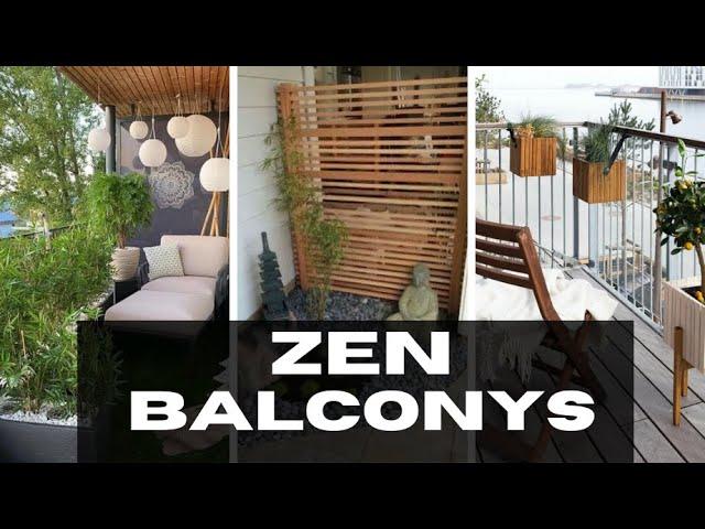 Zen Balcony Design incorporates meditation spaces⁢ and⁣ calming water⁣ features for tranquility