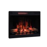 ClassicFlame 34.1-in Black Electric Fireplace Insert in the .