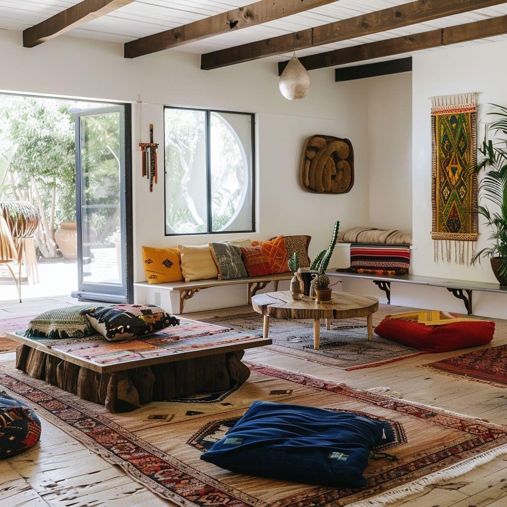 Transition seamlessly ‌between ⁤indoor and outdoor ‍by blending‌ spaces in your Boho living room