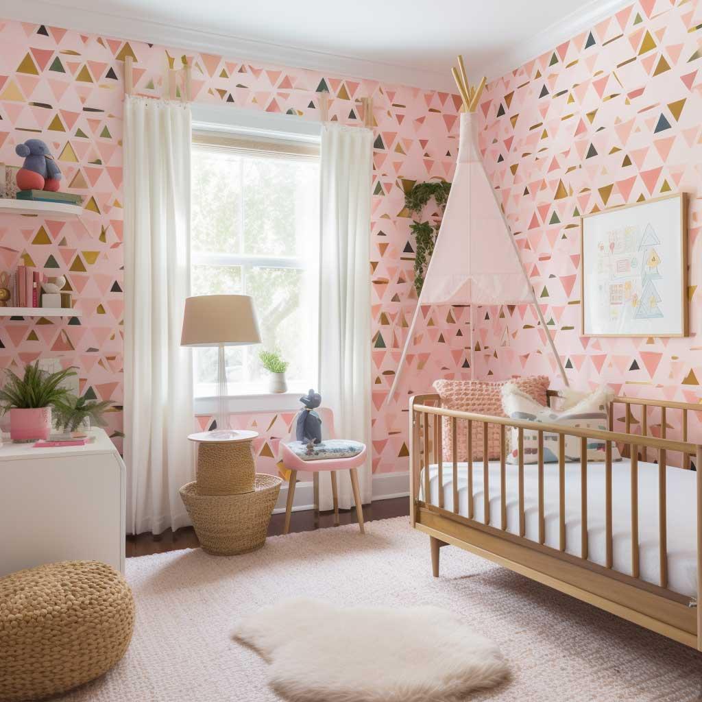 Soft, whimsical ⁤wallpaper to inspire⁤ imagination in ​your Nursery Nook