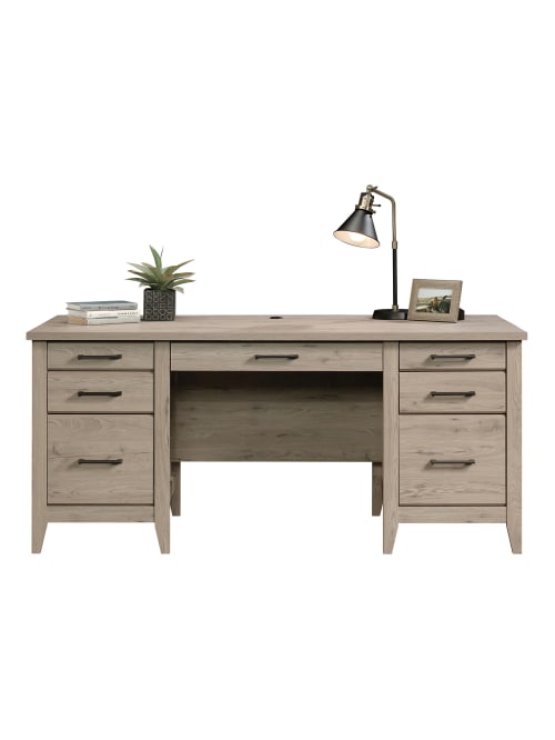 Sauder Summit Station 66 W Executive Desk Laurel Oak - Office Dep