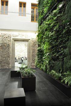 Opt for a living wall to bring vibrant ⁤life to your Zen Garden