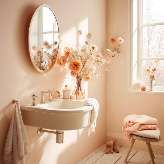 Use light, airy ‍fabrics to enhance the ambiance ​of your small bathroom