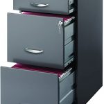 Amazon.com: Hirsh SOHO 3 Drawer File Cabinet in Charcoal: Home .