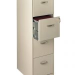 Realspace 18 D Vertical 4 Drawer File Cabinet Metal Stone - Office .