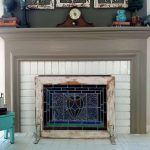 From Stain Glass to Fireplace Screen | Diy fireplace, Fireplace .