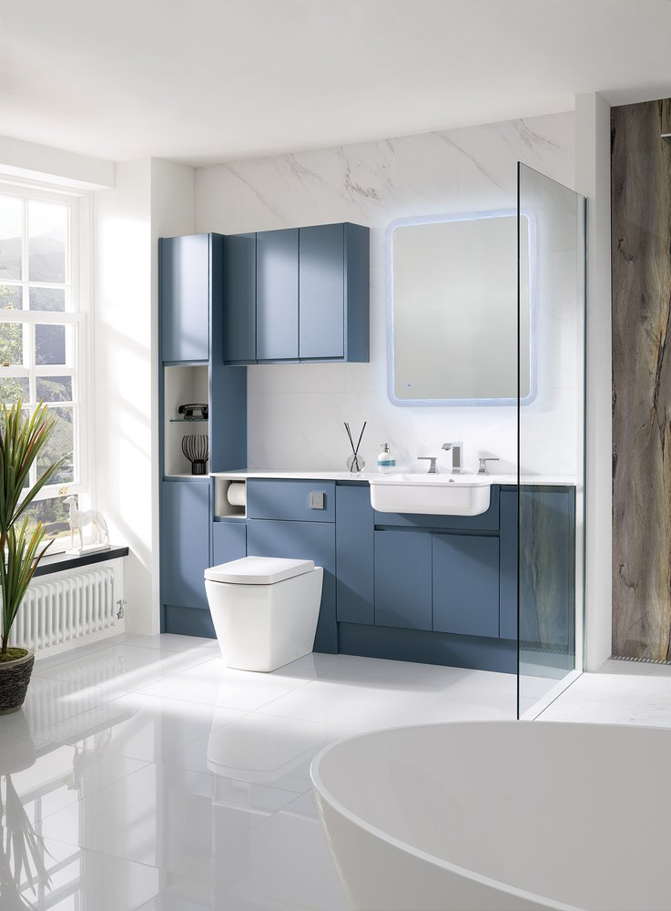 Try to fit the fitted bathroom furniture
to get modernized look