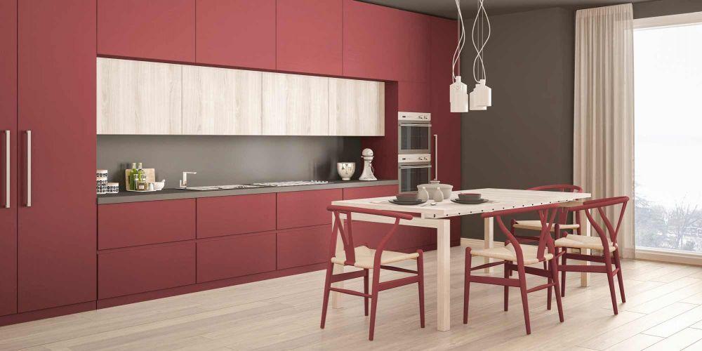 Mix⁤ materials, like​ wood and metal, for a trendy⁤ Burgundy⁢ Kitchen look