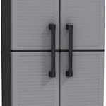 Amazon.com: KETER Space Winner Grey, Garage Storage Cabinet with .