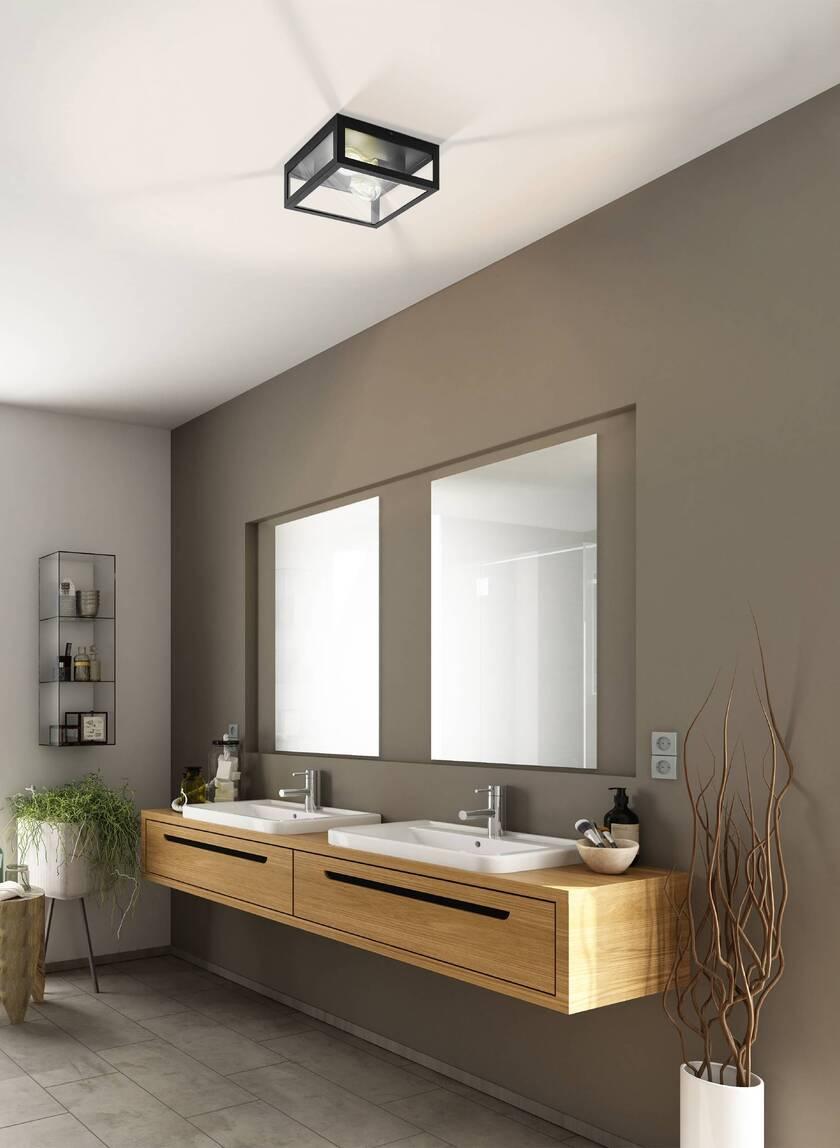 Layer lighting for ambiance in ⁢your eclectic bathroom‍ space