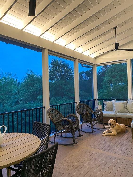 Ambient lighting options to create a warm atmosphere ⁣in your screened porch