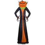 Gemmy 12-ft x 4-ft Lighted Reaper Halloween Inflatable in the .