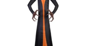 Gemmy 12-ft x 4-ft Lighted Reaper Halloween Inflatable in the .