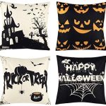 Amazon.com: Halloween Pillows，Happy Halloween Throw Pillow Covers .