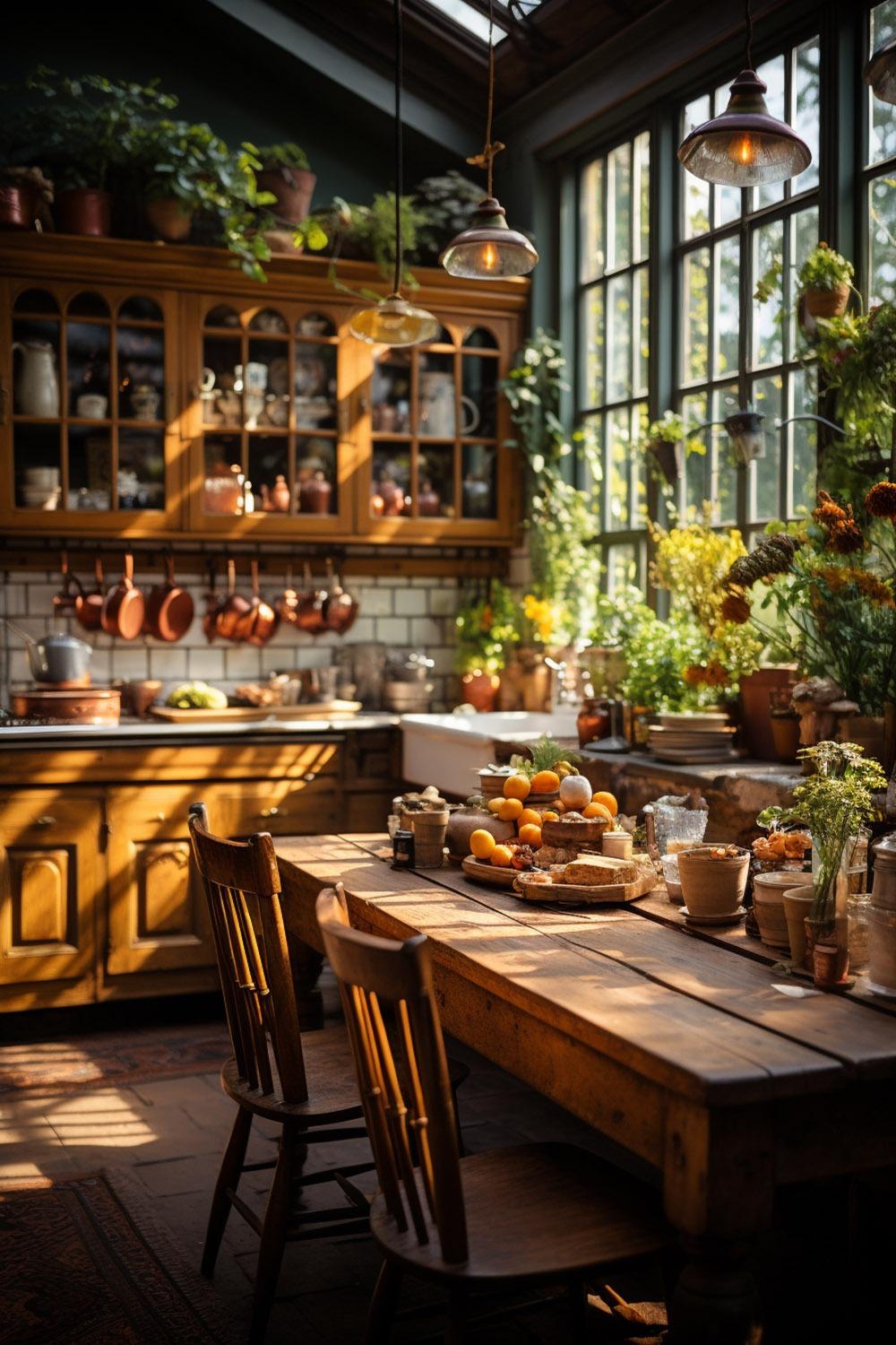 Cozy nooks invite relaxation and conversation in your farmhouse kitchen