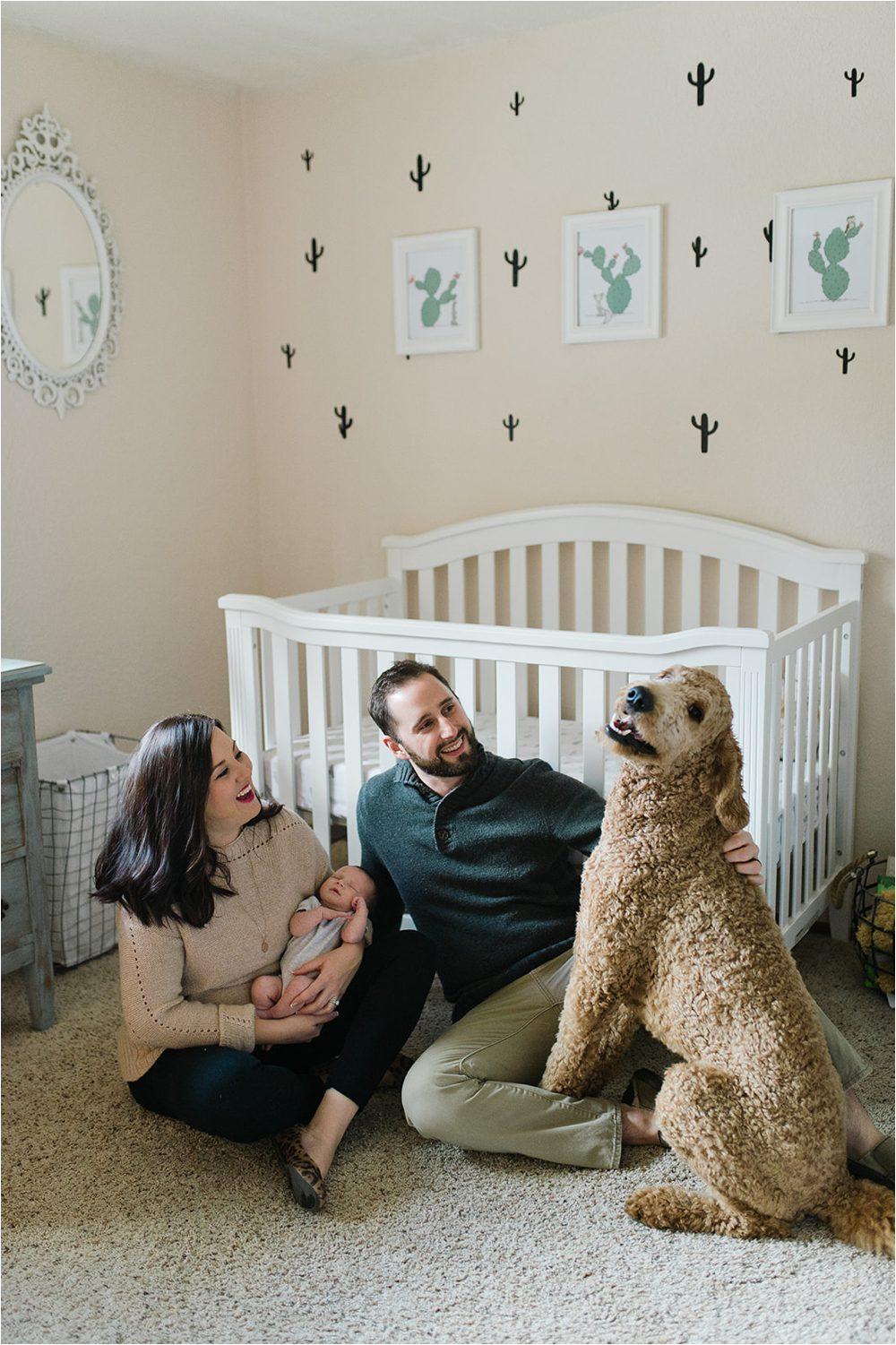 Incorporate family photos to make your boy nursery feel more personal