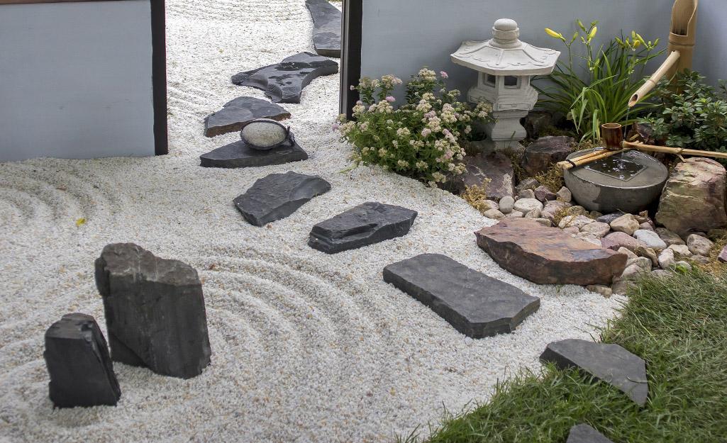 The simplicity of stones in a Zen Garden symbolizes strength and resilience