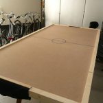 DIY Air Hockey Table | Air hockey, Diy pool table, Air hockey tab