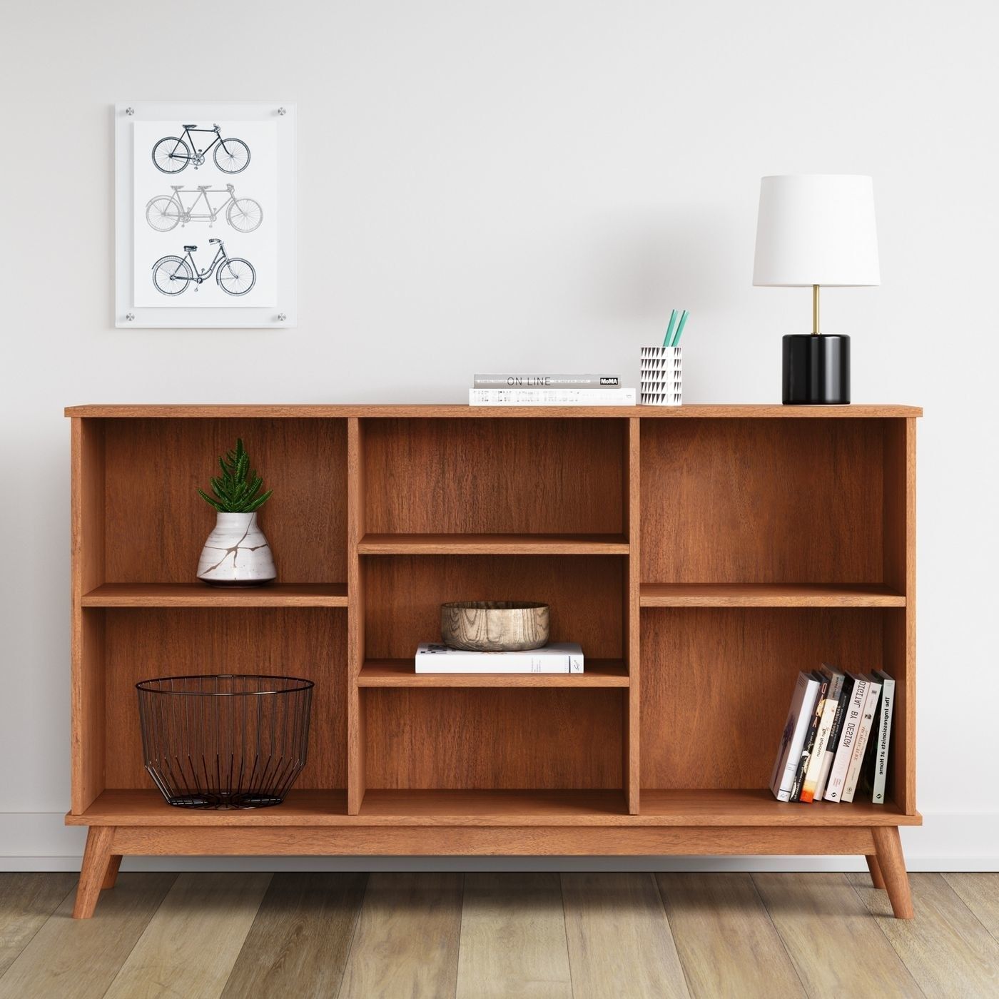 What are the advantages for getting
  horizontal bookcase