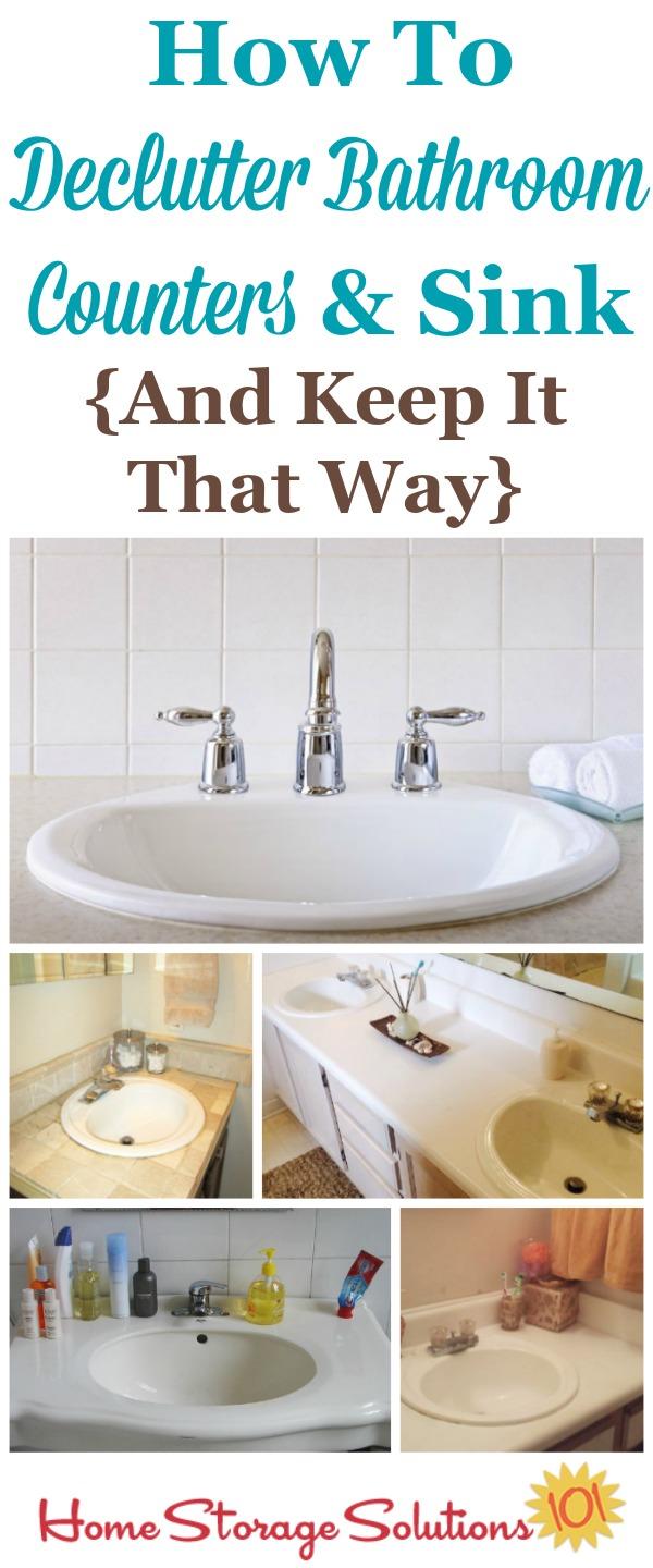 Keep⁢ countertops clutter-free​ for ​an airy look in narrow bathrooms