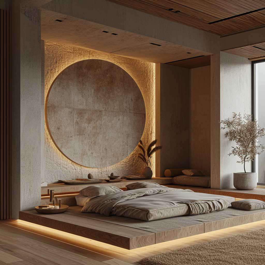 Zen Bedroom:⁢ Foster tranquility ⁤with soothing colors and natural elements