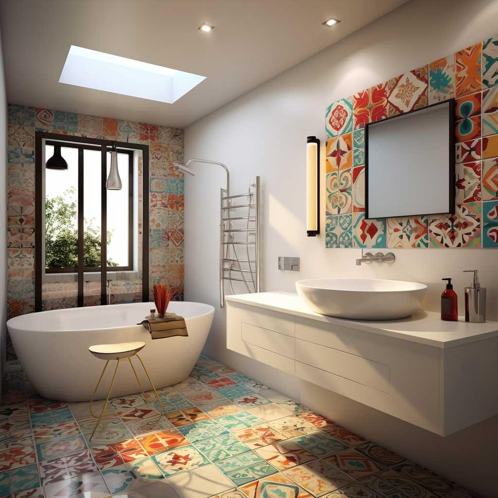 Mix and match furniture styles for ⁤an eclectic bathroom feel