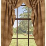 Amazon.com: IHF Home Decor Prairie Curtain Cambridge Mustard .