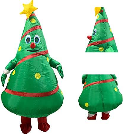 Amazon.com: Inflatable Christmas Tree Costume,Christmas Inflatable .