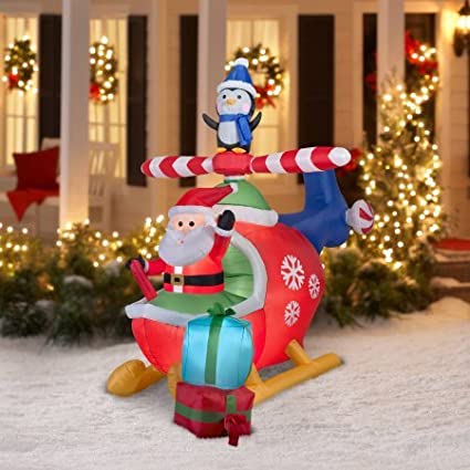 Amazon.com: Self Inflating Outdoor Christmas Decoration,Lights up .