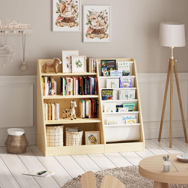 Curate a collection of books for an inviting living room display