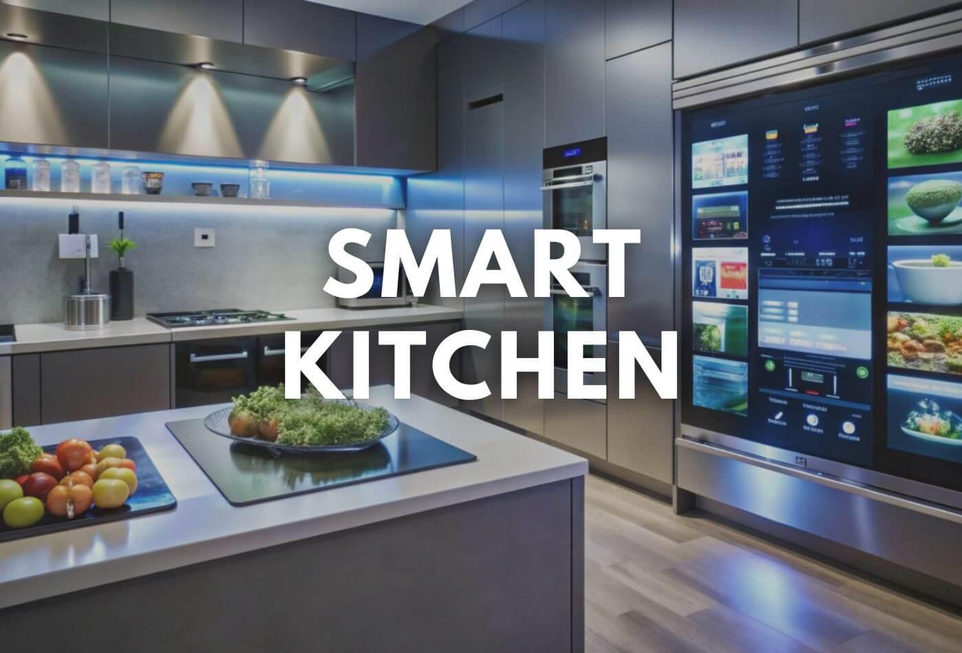 Integrate smart technology for a seamless kitchen experience and enhanced convenience