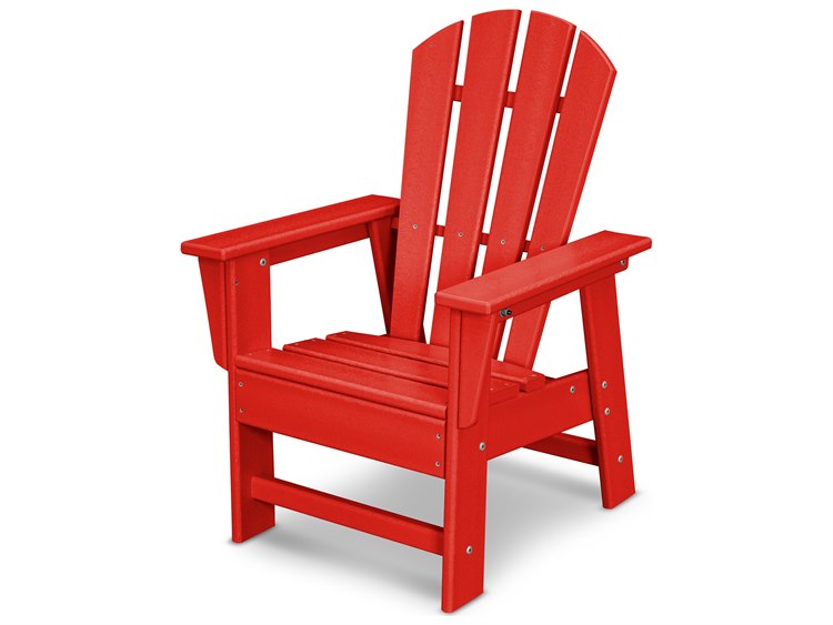 POLYWOOD® Kids Recycled Plastic Adirondack Chair | PWSBD