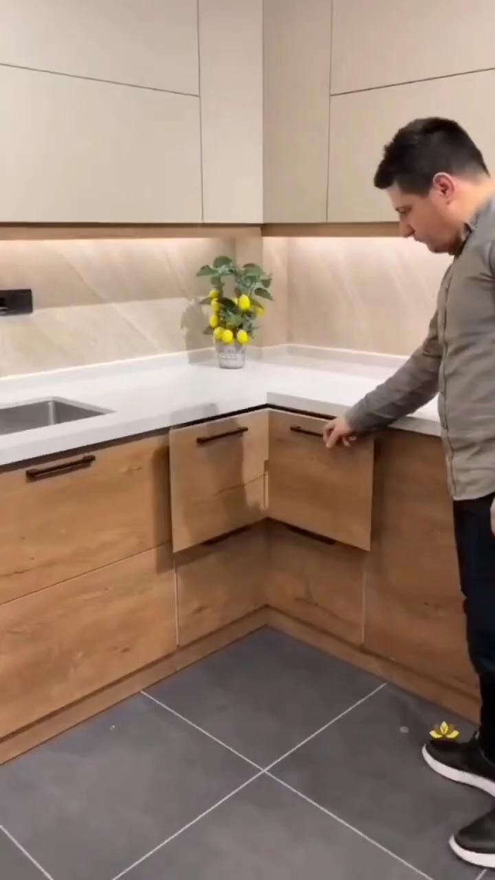 Elegant kitchen cupboard