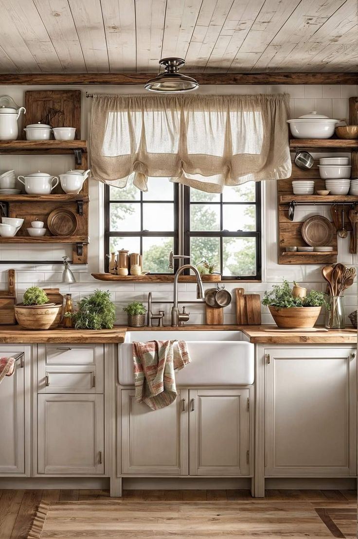 24 Essential Elements for the Perfect Farmhouse Kitchen