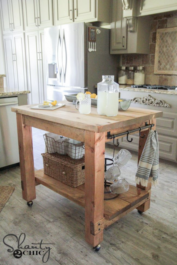 Using a kitchen island cart for good
  results