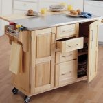 Unfinish Wood Kitchen Utility Cart Picture Interior Design .
