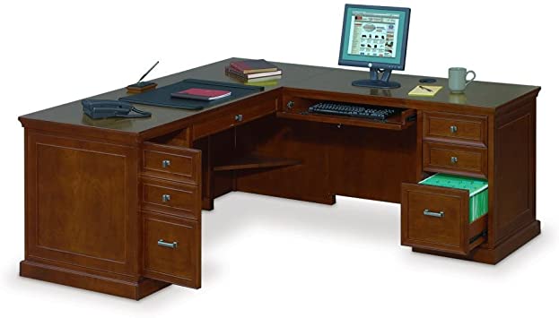Amazon.com : Executive L-Shaped Desk with Right Return - 69"W x 76 .