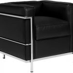 Amazon.com: Carnegie Le Corbusier LC2 Style Armchair (Black and .