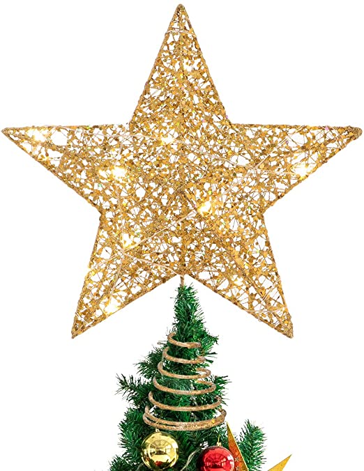Amazon.com: STOBOK Christmas Tree Topper,Christmas Decorations .