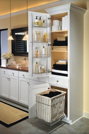 50+ Linen Cabinet with Hamper You'll Love in 2020 - Visual Hu