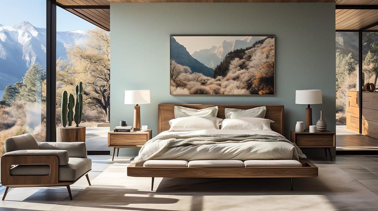 Maintain consistency in design elements across your minimalist bedroom