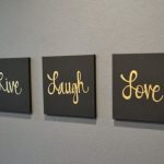 Live Laugh Love Canvas Wall Art Paintings 3 Piece Value Pack Wall .