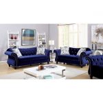 Jolanda Living Room Set (Blue) Furniture Of America, 5 Reviews .